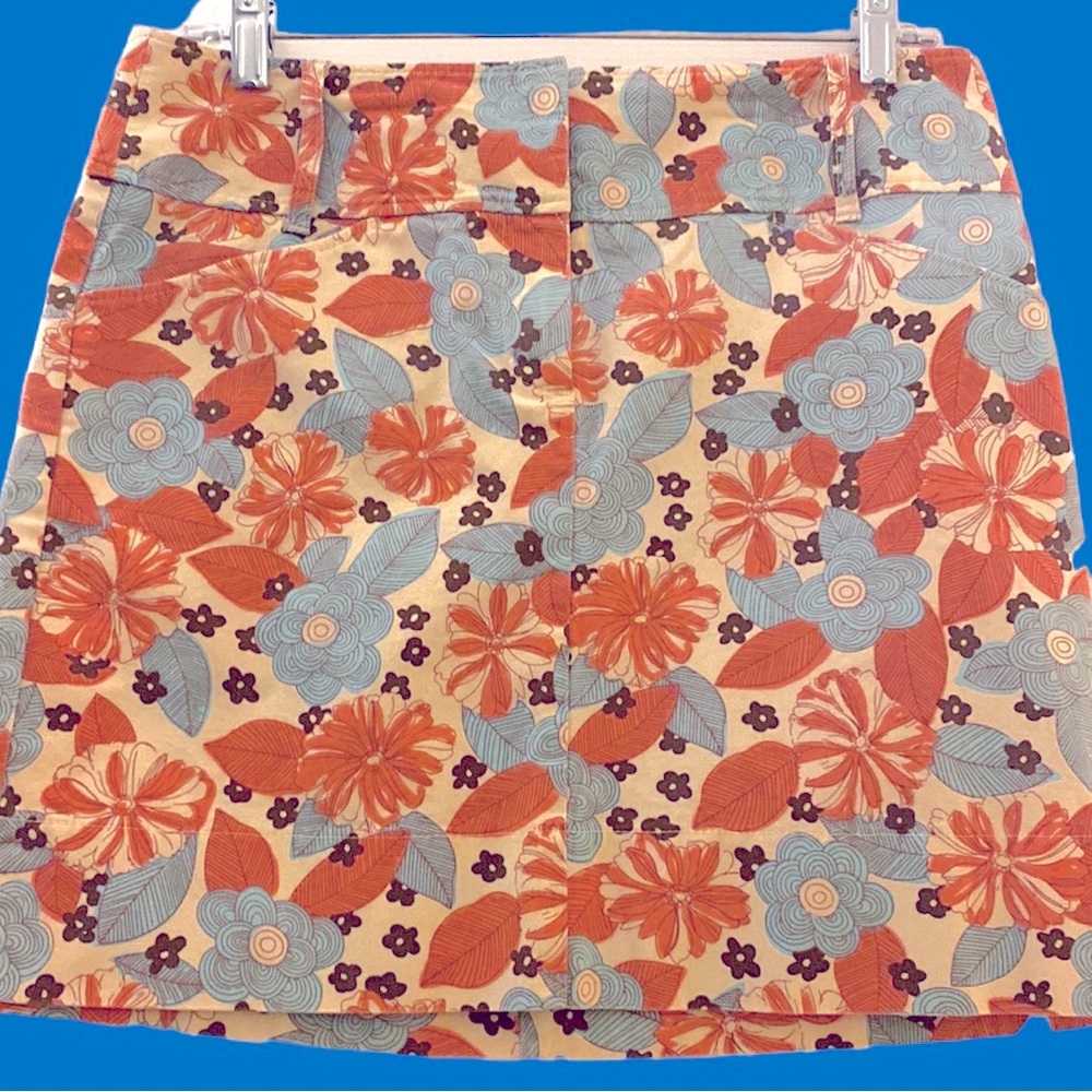 Floral mini skirt Ann Taylor LOFT